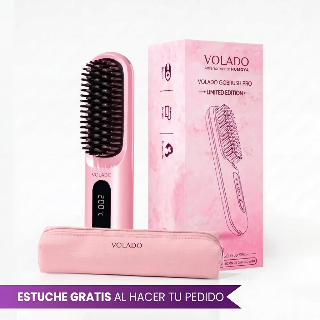 Movena GoBrush PRO™ — Cepillo Alisador Portátil