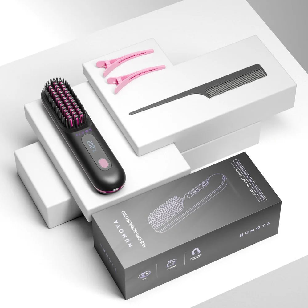 Movena GoBrush PRO™ — Cepillo Alisador Portátil