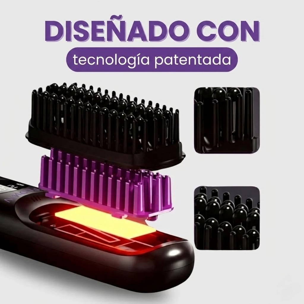 Movena GoBrush PRO™ — Cepillo Alisador Portátil